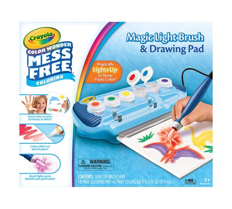 Step-by-Step Guide to Creating Incredible Art with Crayola Color Magic Light Brush.